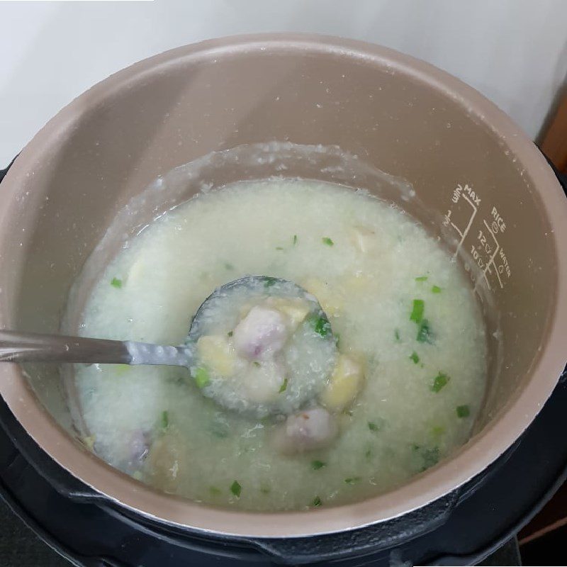 Step 2 Cook the porridge Taro porridge