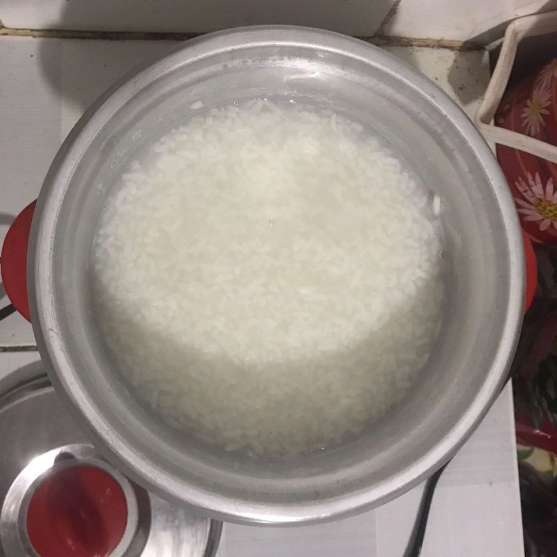 Step 3 Cooking porridge from leftover rice Porridge from leftover rice