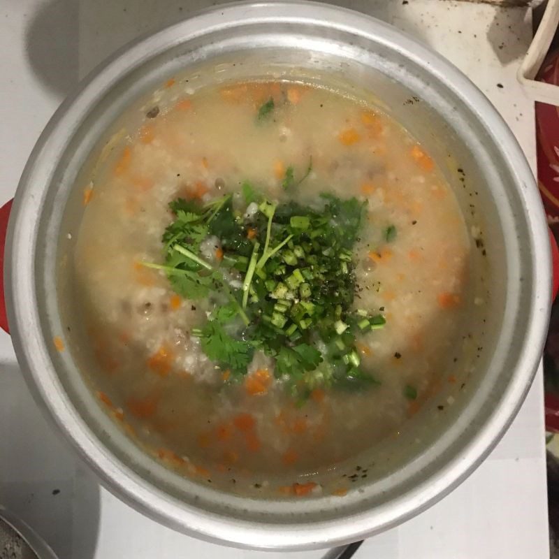 Step 3 Cooking porridge from leftover rice Porridge from leftover rice