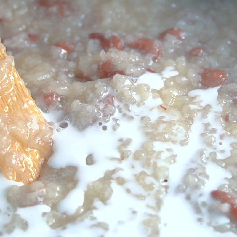 Step 3 Cooking Red Bean Pudding with Sticky Rice Red bean pudding with sticky rice