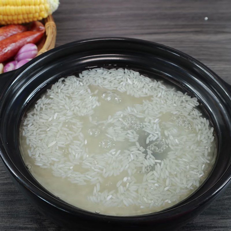 Step 1 Cook white rice Clay Pot Rice