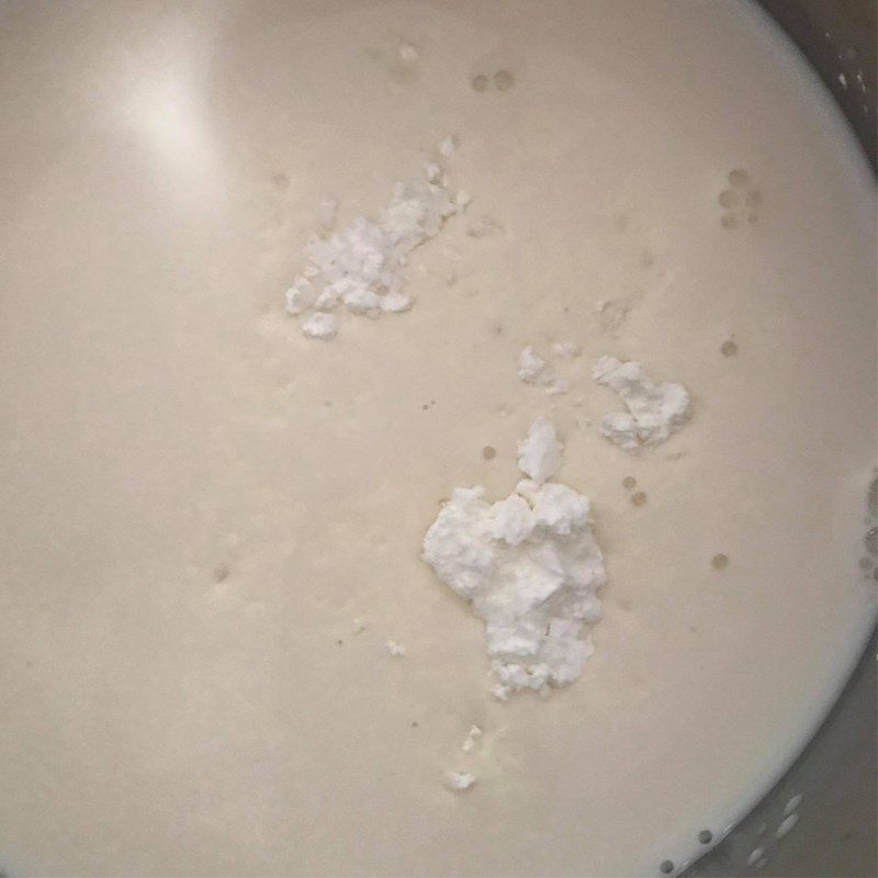 Step 1 Cook the flour mixture with milk Crispy Fresh Milk Cake