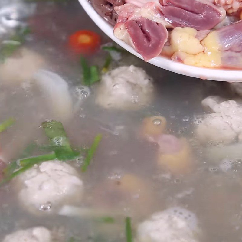 Step 4 Cook Chicken Offal Hotpot Chicken Offal Hotpot