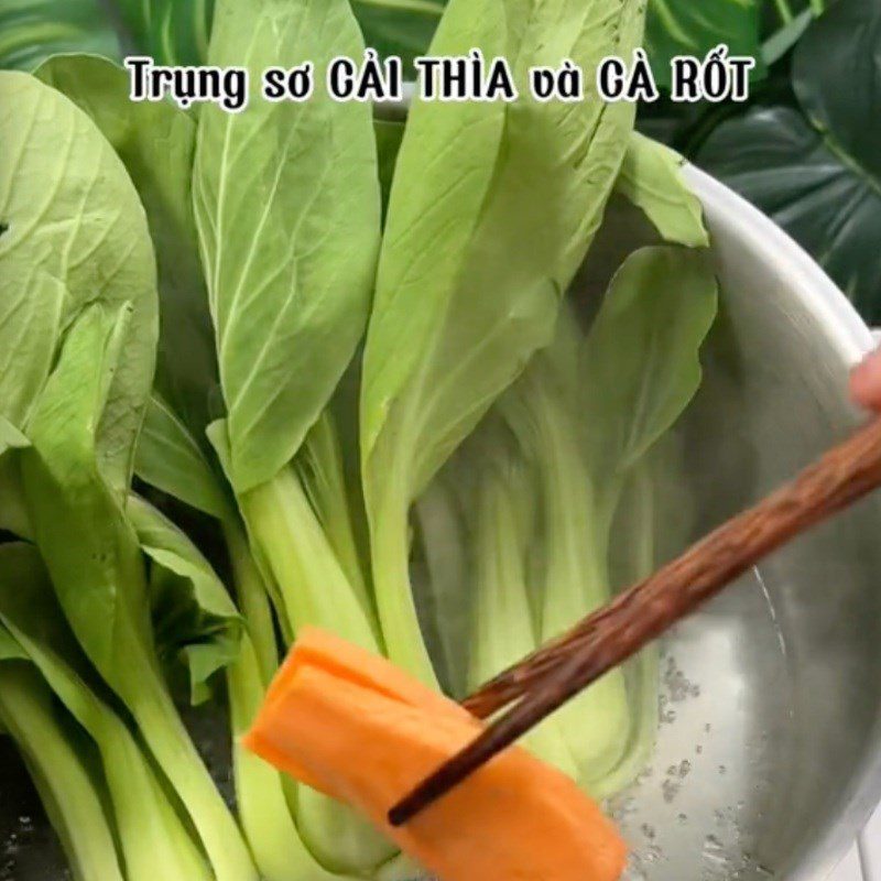 Step 4 Cooking Vegetarian Noodle Soup