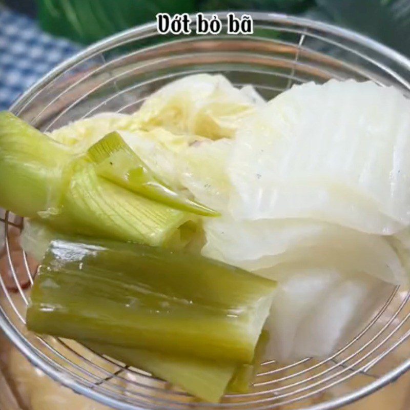 Step 4 Cooking Vegetarian Noodle Soup