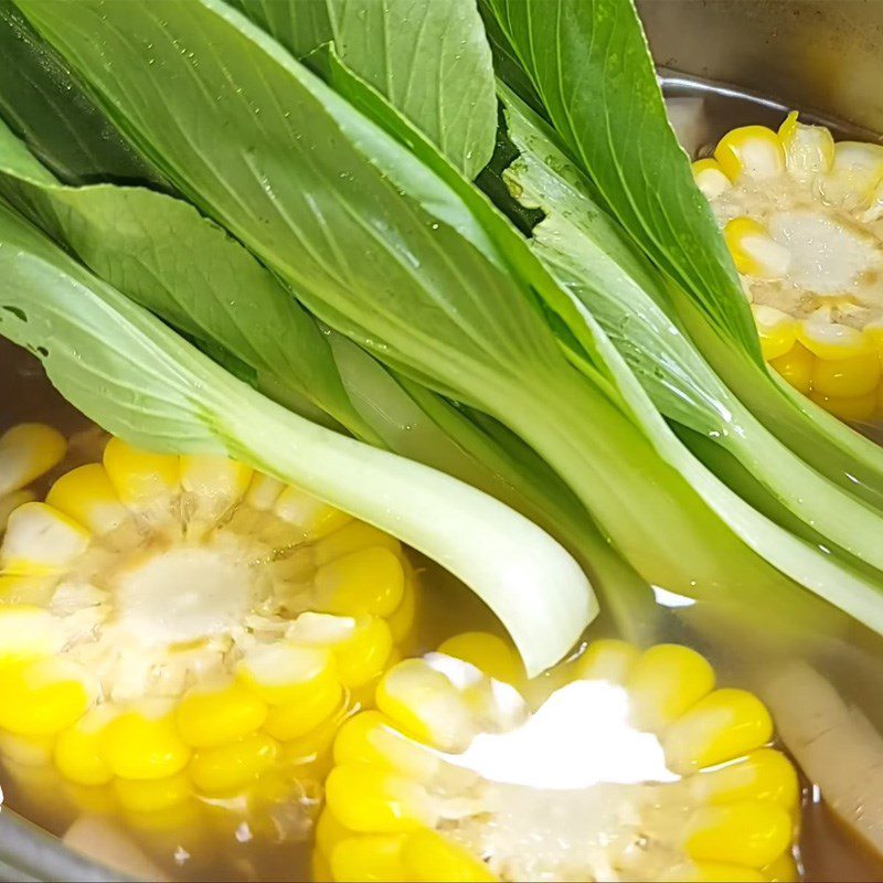 Step 2 Cook the broth Vegetarian Longevity Noodles Soup