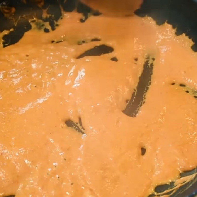 Step 4 Cook the curry hot pot broth Seafood curry hot pot