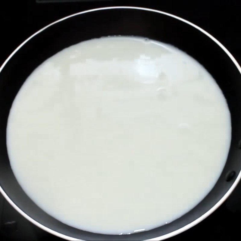 Step 2 Cook lychee custard pudding