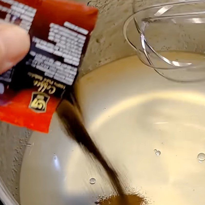 Step 3 Cooking coffee jelly Coconut cheese jelly