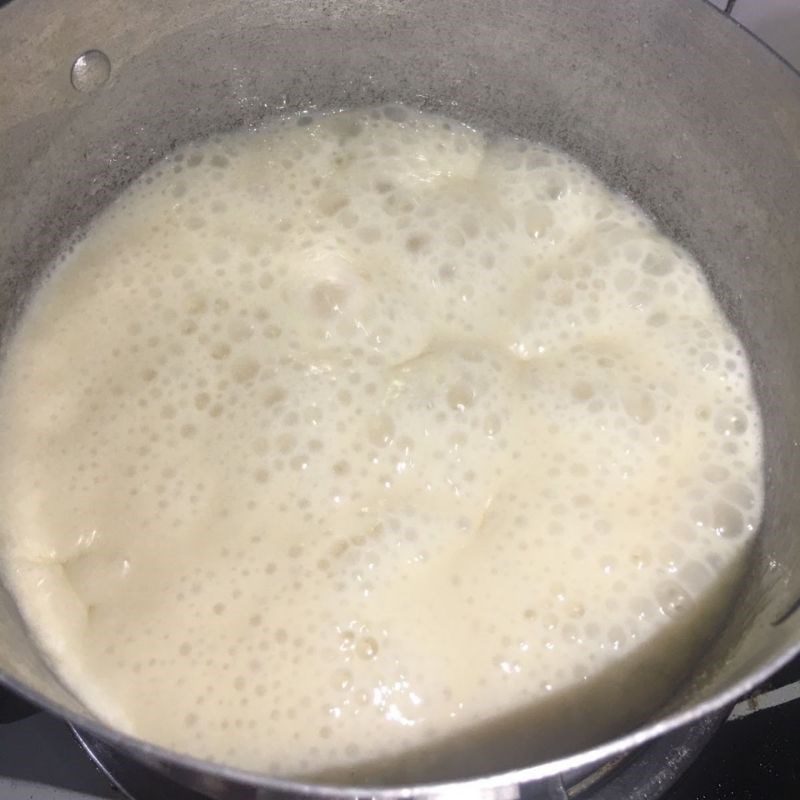 Step 2 Cooking coconut jelly Coconut jelly with cheese (recipe shared by users)