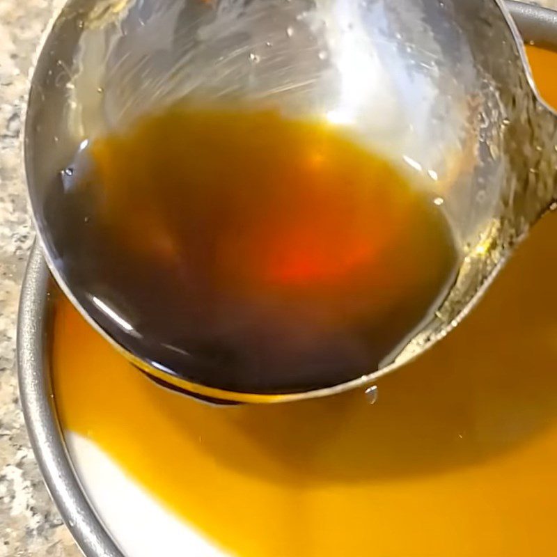 Step 4 Cooking coconut cream jelly Coconut cheese jelly