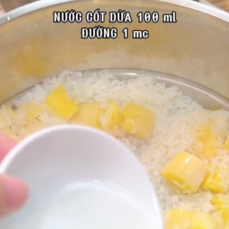 Step 2 Boil Vegan Sticky Rice (Recipe from the TikTok channel Vegetarian Kitchen XANH)