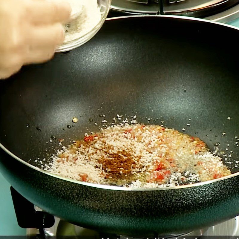 Step 2 Cook the Curry Sauce for Spicy Sour Vegetable Curry