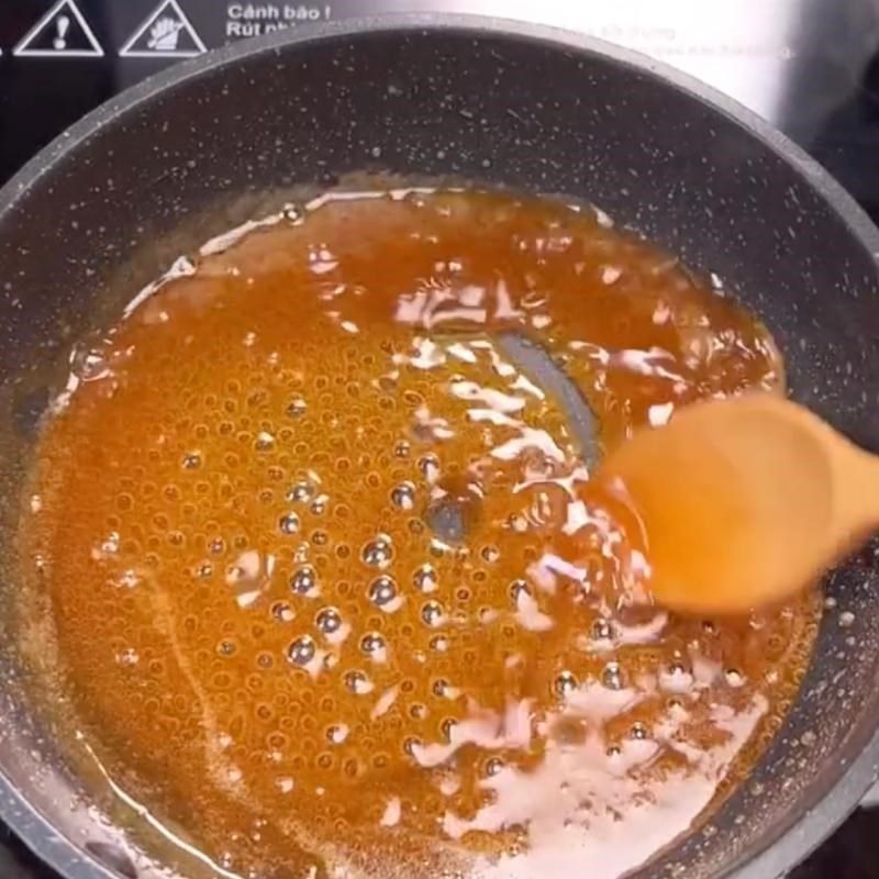 Step 2 Cook the fruit dipping sauce (Recipe shared by the Vegetarian Kitchen XANH)