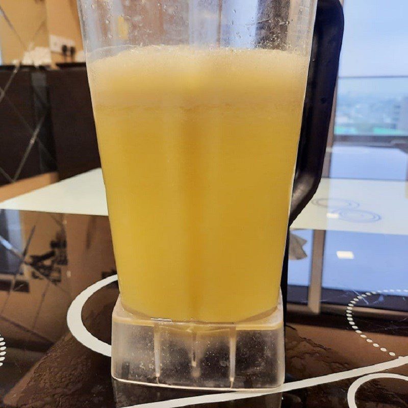 Step 3 Blend and filter corn Sweet corn milk (recipe shared by users)
