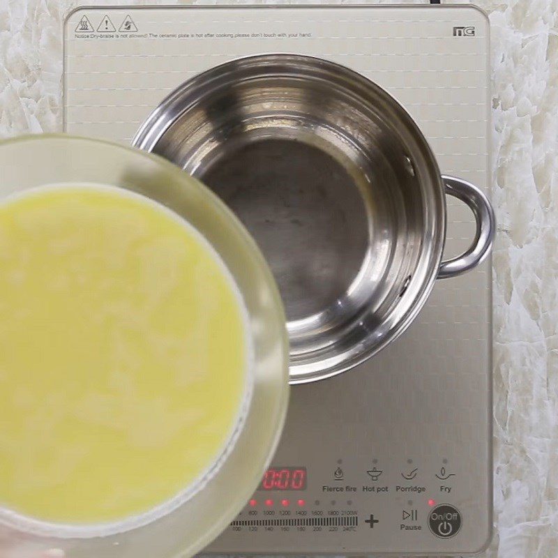 Step 3 Cook milk