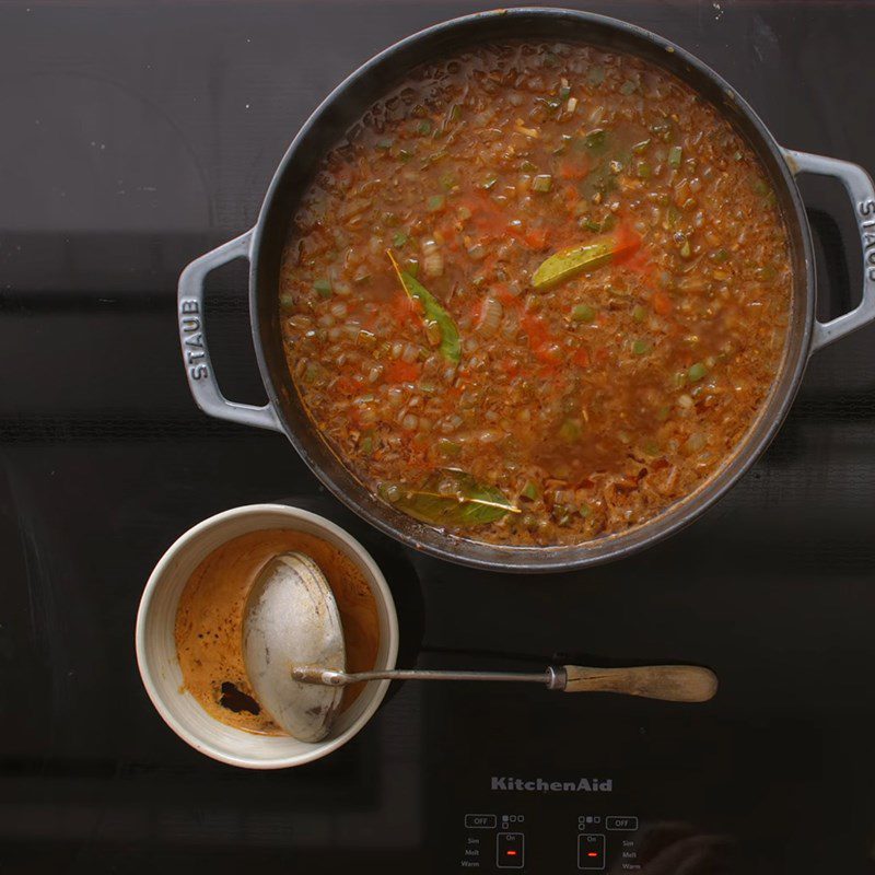 Step 6 Cook Seafood Gumbo Soup