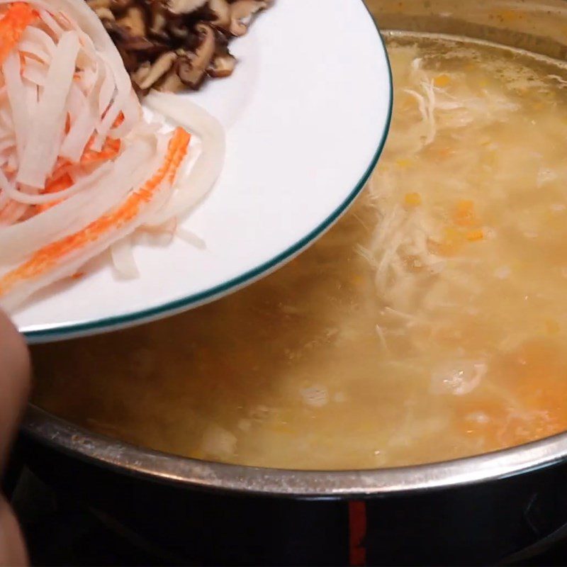 Step 4 Cooking Crab Chicken Soup
