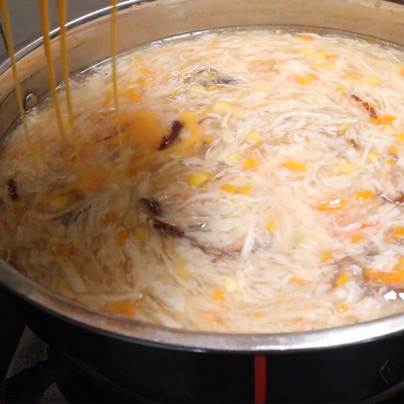 Step 4 Cooking Crab Chicken Soup