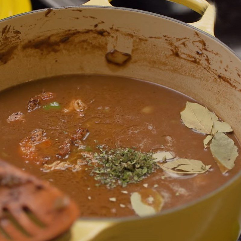 Step 5 Cook Soup Chicken Gumbo Soup