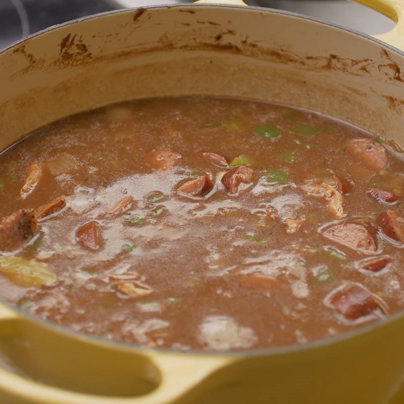 Step 5 Cook Soup Chicken Gumbo Soup