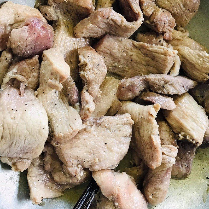 Step 3 Cook the meat Pork floss (recipe shared by user)