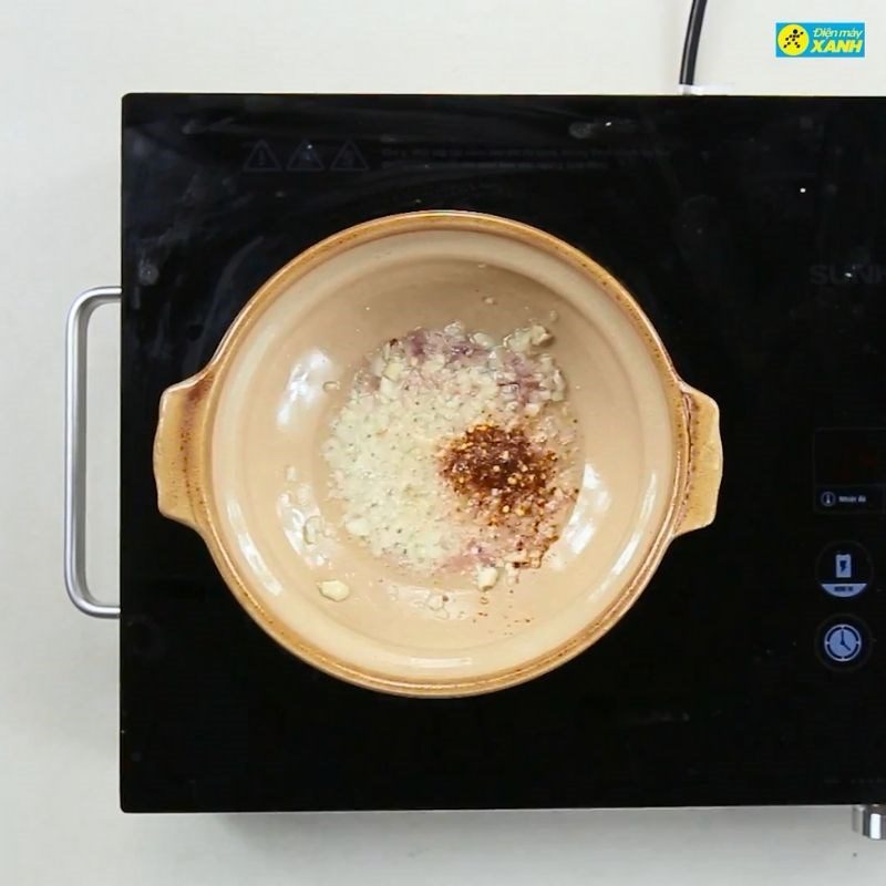 Step 3 Cooking frog meat Singapore Frog Porridge