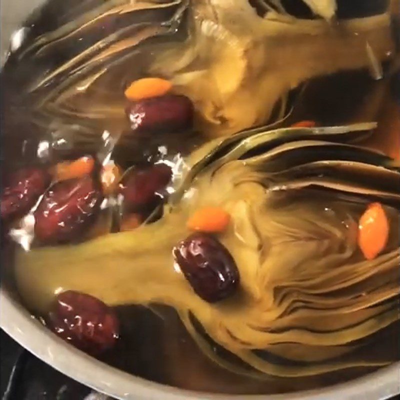 Step 2 Make fresh artichoke tea