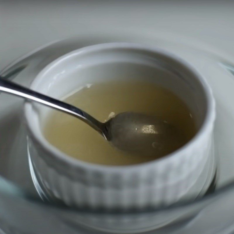 Step 1 Soak gelatin Pudding Milo