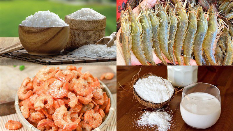 Ingredients for porridge dish