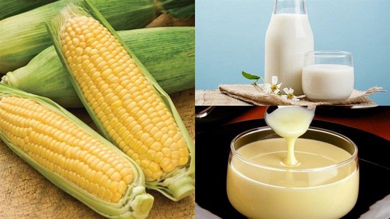 Ingredients for corn milk