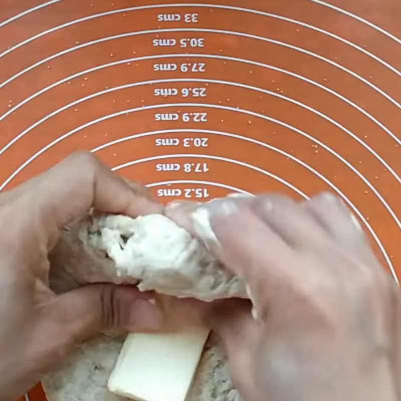 Step 2 Knead the dough Coconut bread using an air fryer