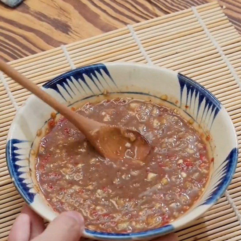 Step 4 Dipping sauce for steamed beef with perilla leaves (Recipe shared from Tiktok Cooking with TasteVN)