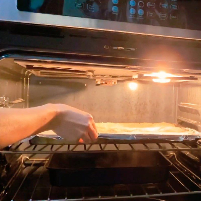 Step 6 Bake the bread French baguette