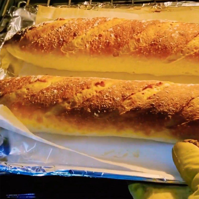 Step 6 Baking French Baguette