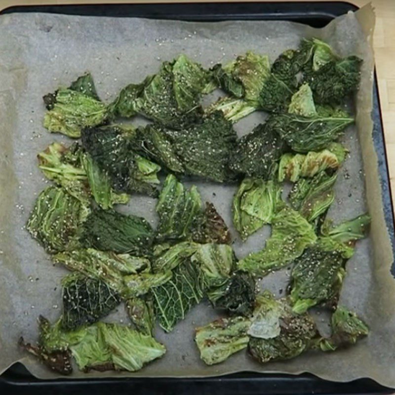 Step 3 Bake the cabbage Cabbage Snack
