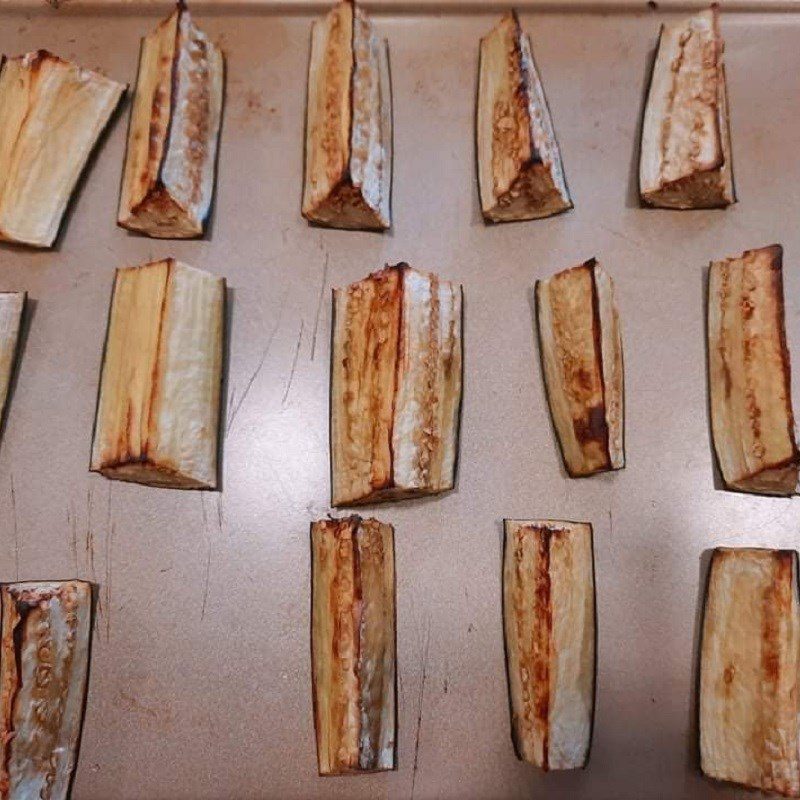 Step 2 Grill the eggplant Eggplant with tomato sauce