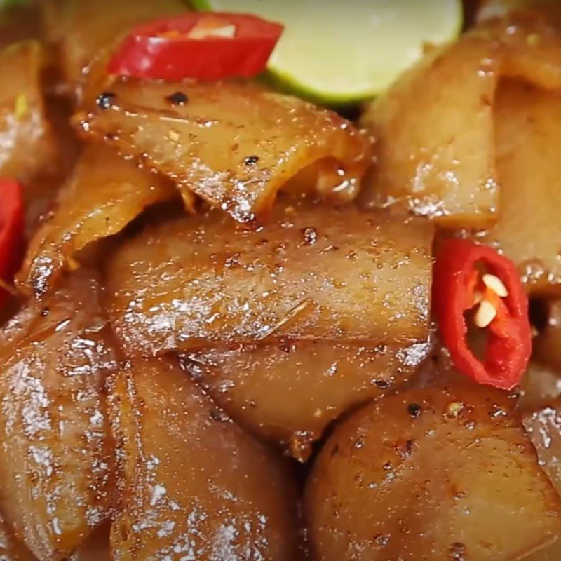 Step 3 Grilled Pork Skin Grilled Garlic Pork Skin