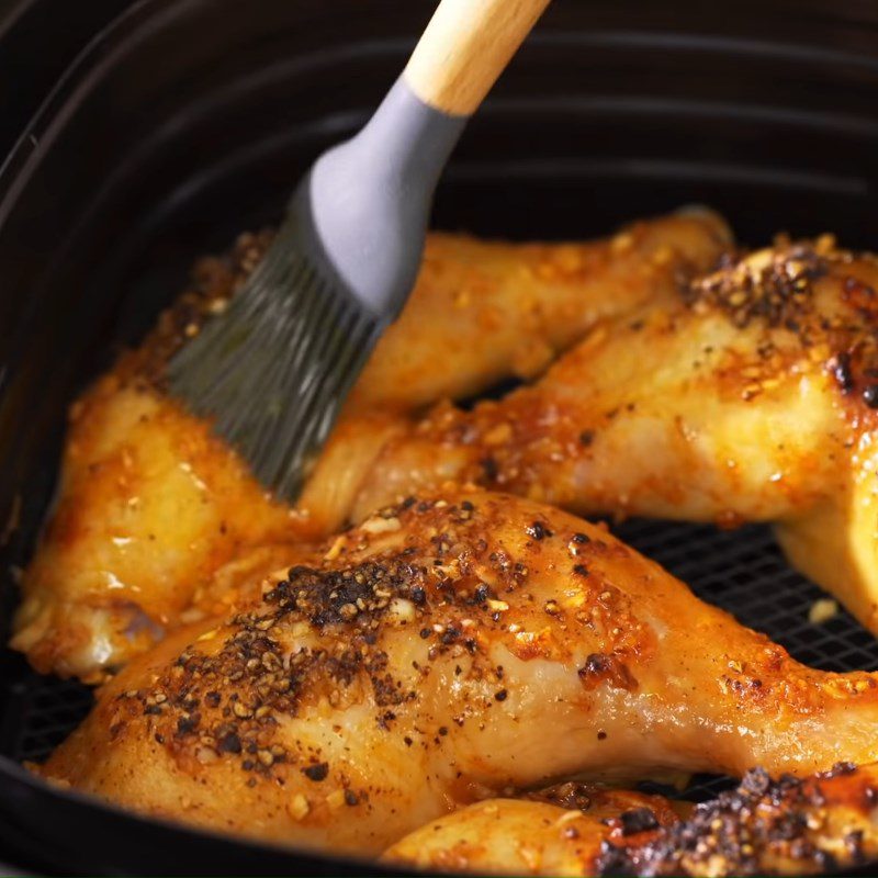 Step 4 Roast chicken for the second time Pepper roasted chicken