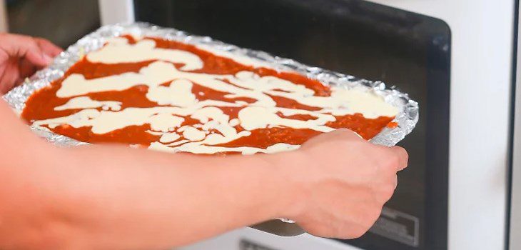 Step 5 Baking the lasagna