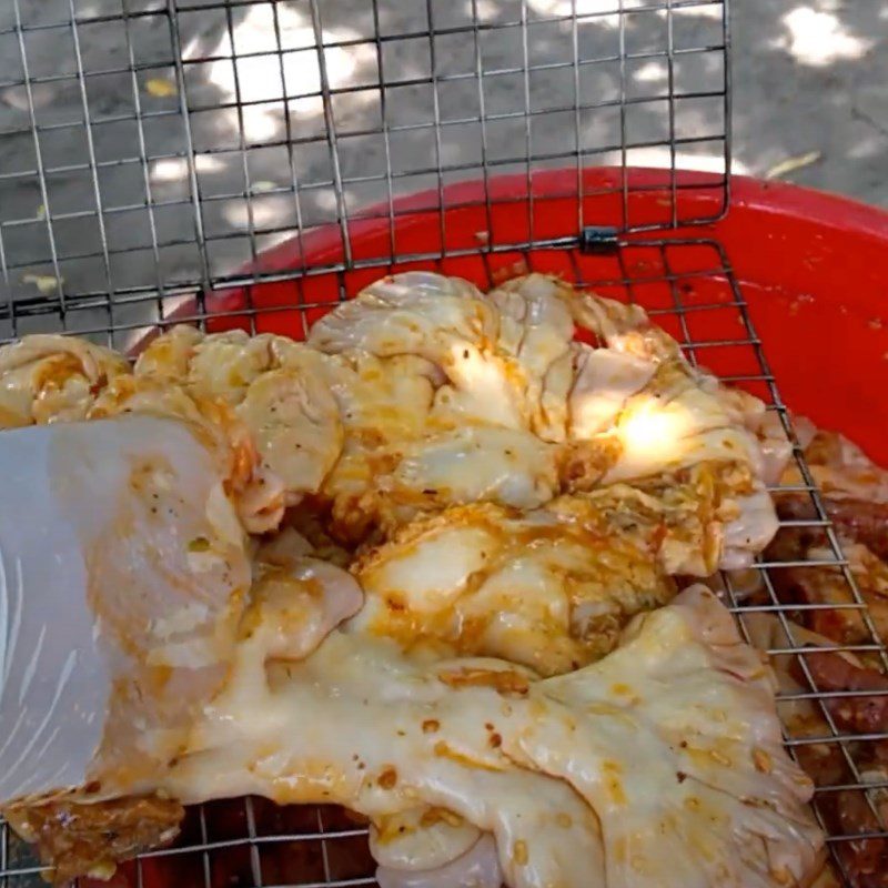 Step 3 Grilled Intestines Grilled Beef Intestines with Satay