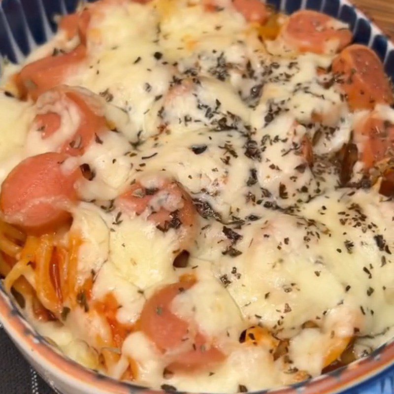 Step 3 Bake Italian Pasta Cheese Baked Pasta (Recipe shared from TikTok Cooking with TasteVN)