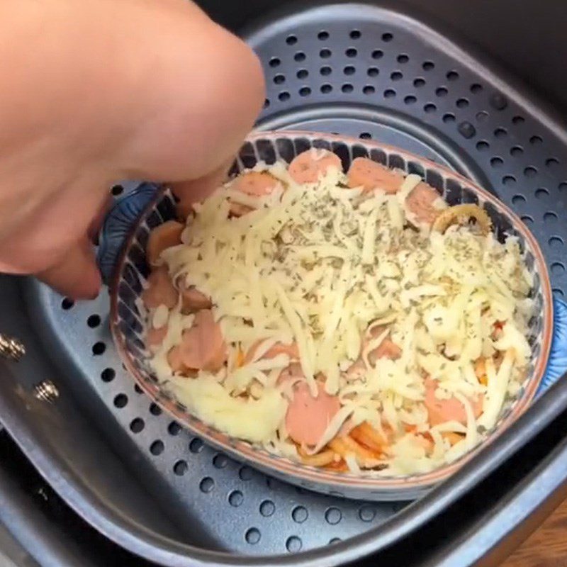 Step 3 Bake the macaroni Baked macaroni and cheese (Recipe shared from TikTok Cooking with TasteVN)