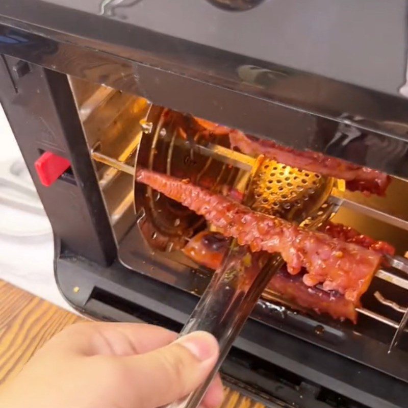 Step 2 Grilled octopus tentacles Grilled octopus tentacles with satay (Recipe shared from Tiktok Cooking with TasteVN)