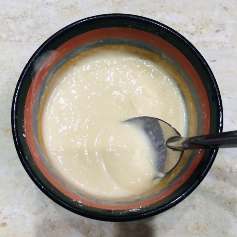 Step 2 Mixing the batter Fried quail eggs