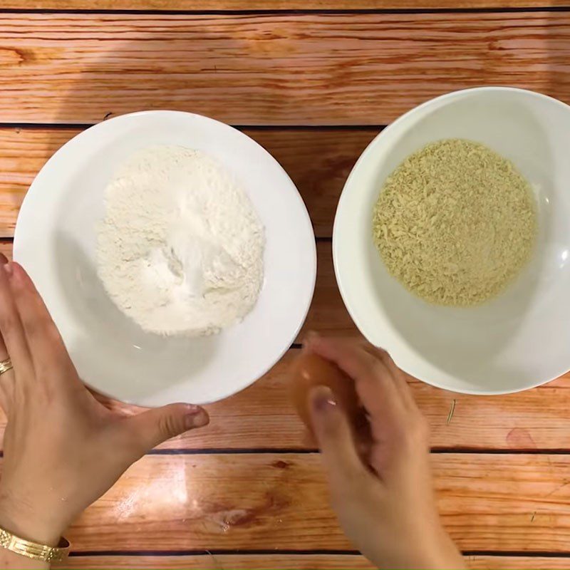 Step 1 Prepare the batter for Fried Banana with Crispy Coating