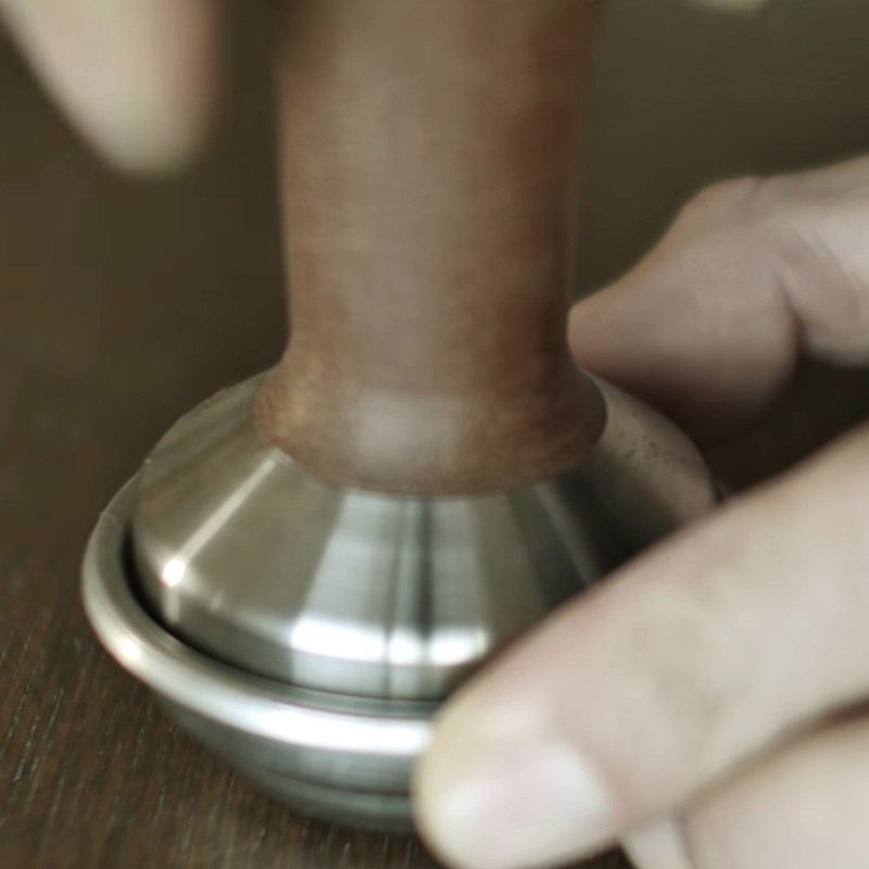 Step 3 Brew espresso for pumpkin spice latte