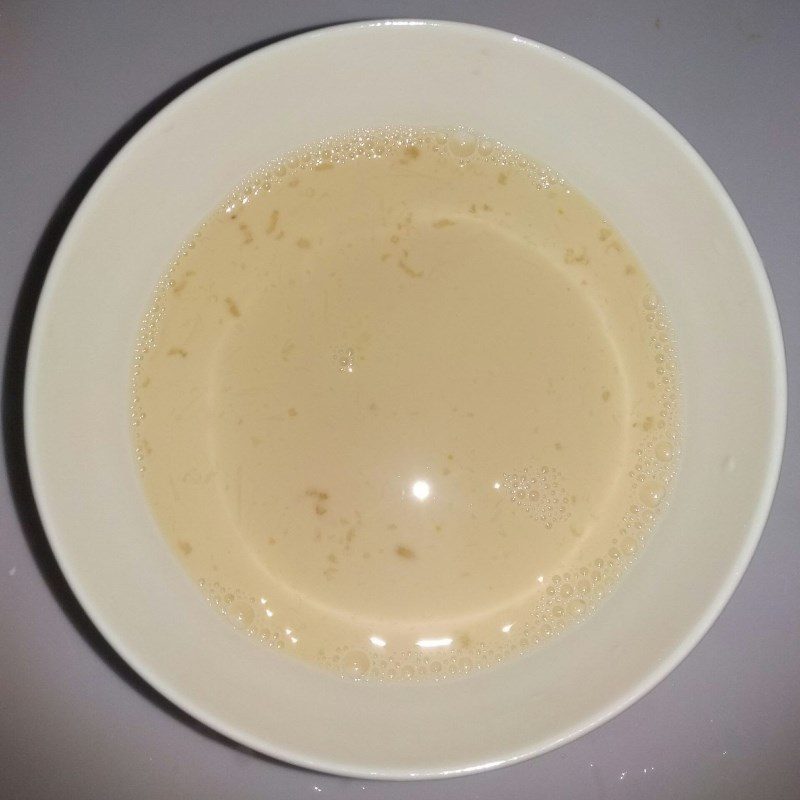 Step 1 Mix soy milk mixture for tofu from soy milk