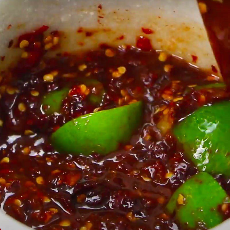 Step 3 Prepare Thai sauce for Thai chicken feet salad