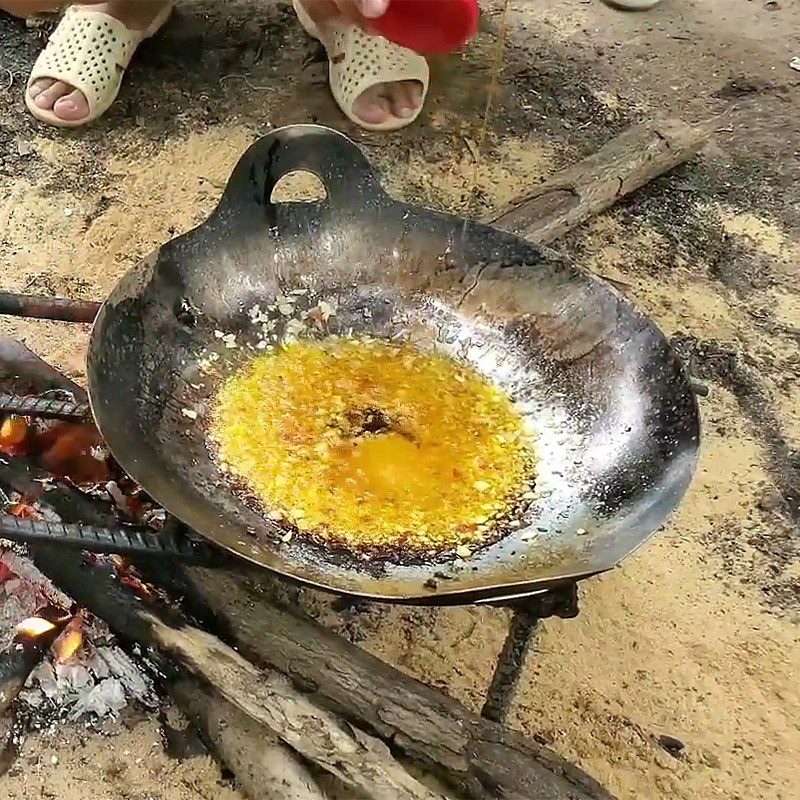 Step 2 Prepare the marinade and marinate the fish Grilled snakehead fish with salt, chili, and honey